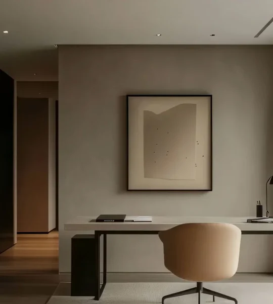 Abstract-Art-in-Minimalist-Workspace